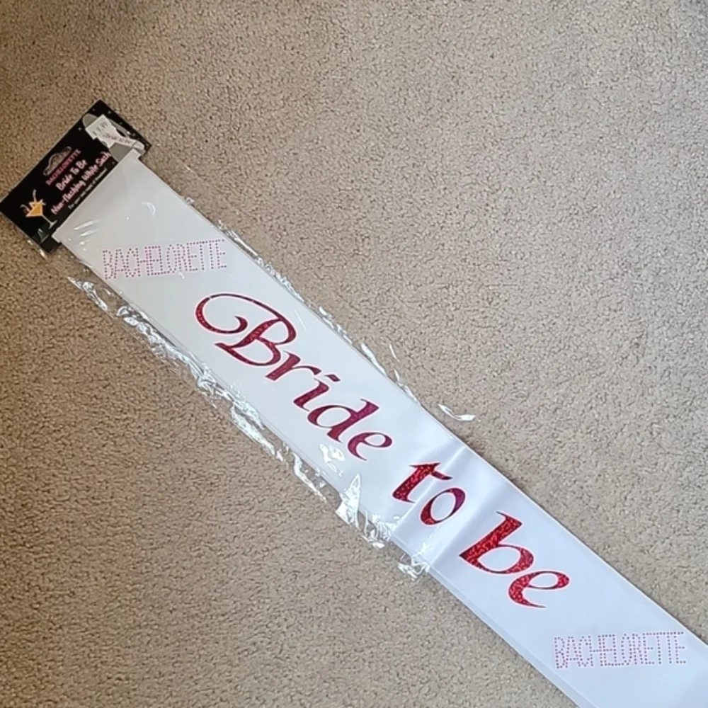 💍 Bride to Be Bachelorette Sash